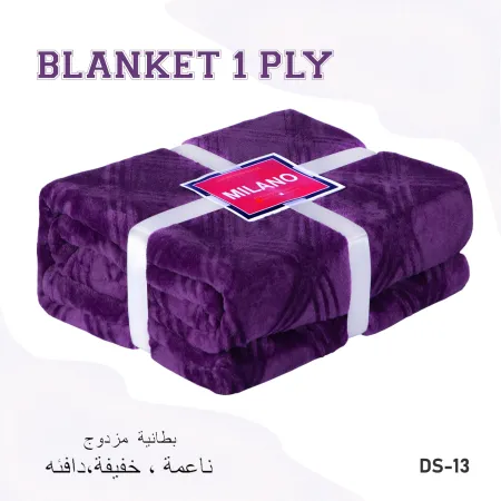 Milanobedlinen Blanket Velvet Single Ply 2